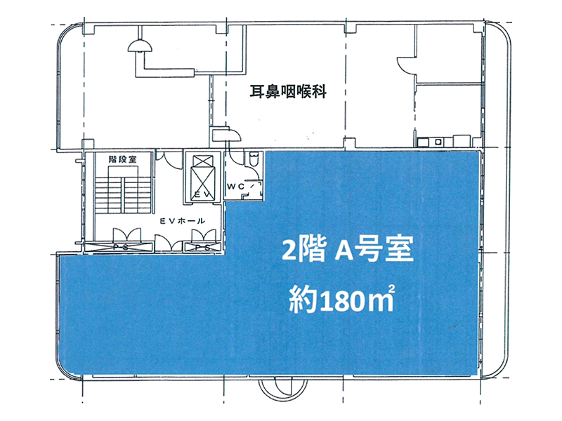 2階A号室の間取り図