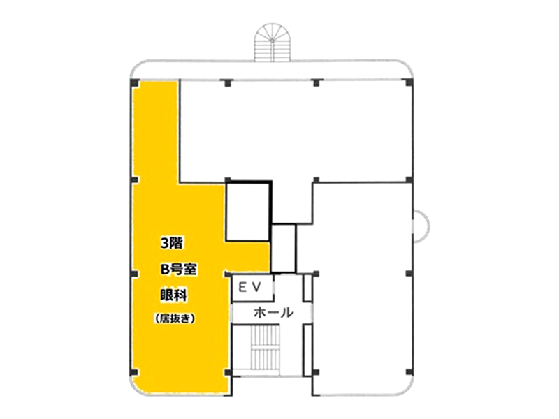 3階B号室の間取り図